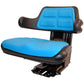 Blue Seat Fits Ford New Holland Tractor with Adjustable Angle and Full Susp