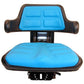 Blue Seat Fits Ford New Holland Tractor with Adjustable Angle and Full Susp