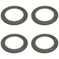 Qty. 4: Friction Disc/Clutch Linings Fits John Deere Replaces W39301