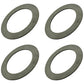 Qty. 4: Friction Disc/Clutch Linings Fits John Deere Replaces W39301