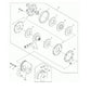W43072 Clutch FV34 Drive Plate for Bondoli & Pavesi Tractors Size 5 6 7 8