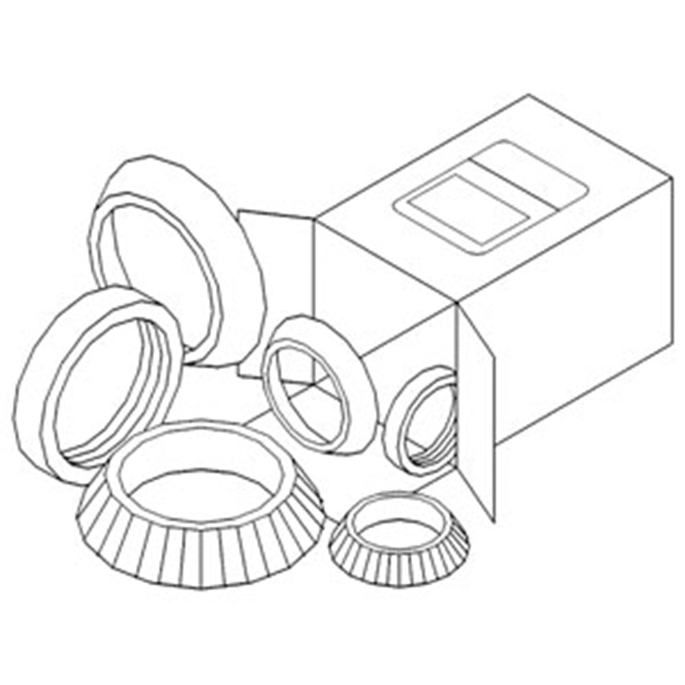 WBK Fits JD4 Wheel Bearing Kit Fits John Deere Tractor 2440 2640