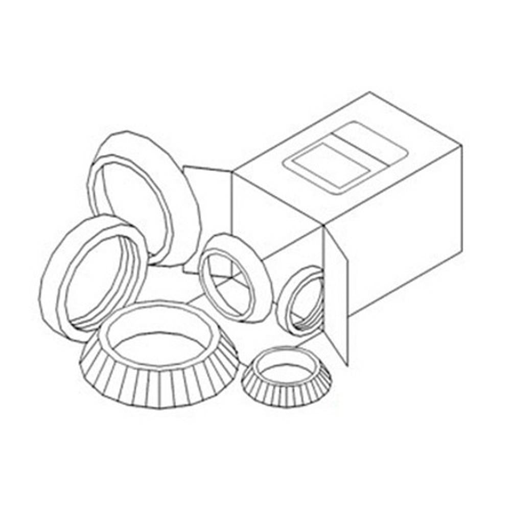 WBKMF6 Wheel Hub Bearing Kit Fits Massey Ferguson 165 253 255 275 283 290 360