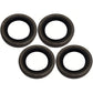 (Pack of 4) Double Lip Grease Seal 1.719" ID, 2.565" OD for 3500 lb Trailer Hub