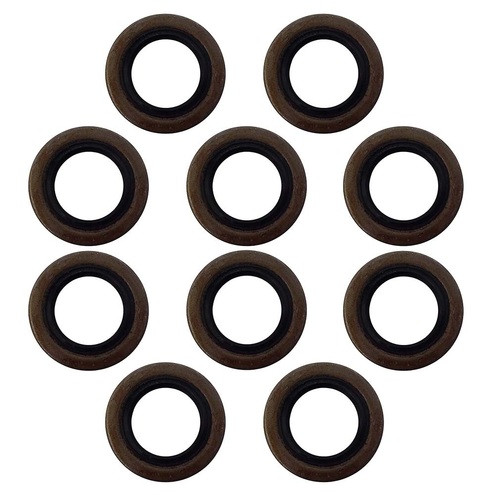 10 Trailer Grease Seals 12192TB 34823 Double Lip 1.249'' for 2000# Axles BT8