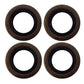 (4) Trailer Hub Grease Seals Double Lip 1.249" x 1.983" Replaces TruRyde 34823