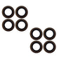 (8) TRAILER HUB GREASE SEALS Double Lip 1.249" x 1.983" replace National 470706