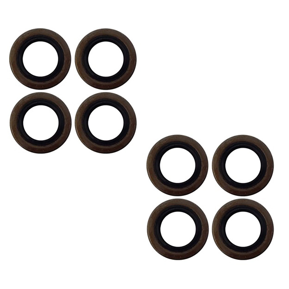(8) TRAILER HUB GREASE SEALS Double Lip 1.249" x 1.983" replace National 470706