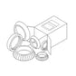 Wheel Bearing Kit Fits Case 2390 580 Super L 2594 2294 580L 2290 2090 970 2590
