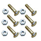 Qty 6: Rim Bolt with Nut Fits International Replaces 703929R1