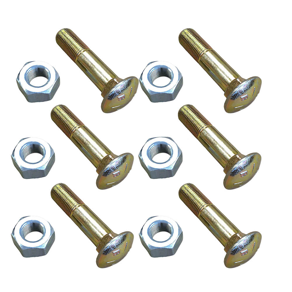Qty 6: Rim Bolt with Nut Fits International Replaces 703929R1