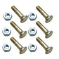 Qty 6: Rim Bolt with Nut Fits John Deere Replaces 19H1863