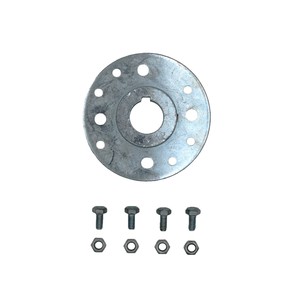 Go Kart Brake Drum Mini Hub Sprocket Mount 1" Bore for 1" Axle With Hardware