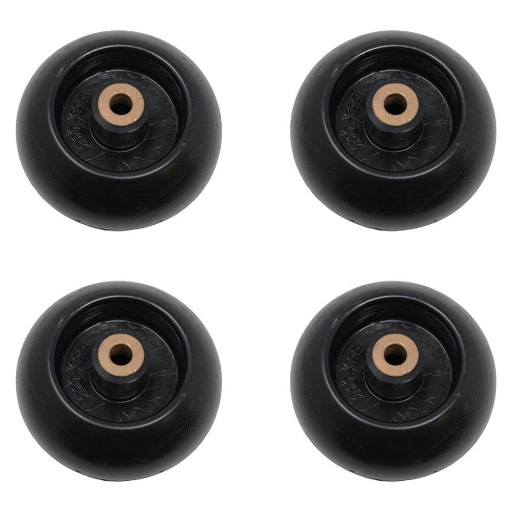 (4) Deck Wheels Fits Cub Cadet LT48 GT42 GT46 GT48 GT54 44A 50A Mower 703-1890A