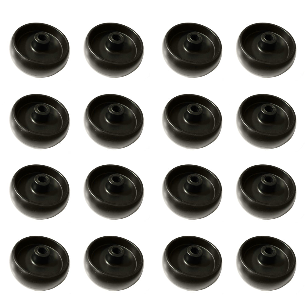 (16-Pack) Plastic Deck Wheels GX10168 Fits John Deere Riding Mowers