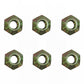 Six Wheel Nuts Replaces 195490M1 TO20, TO30, TO35 Fits Massey Ferguson