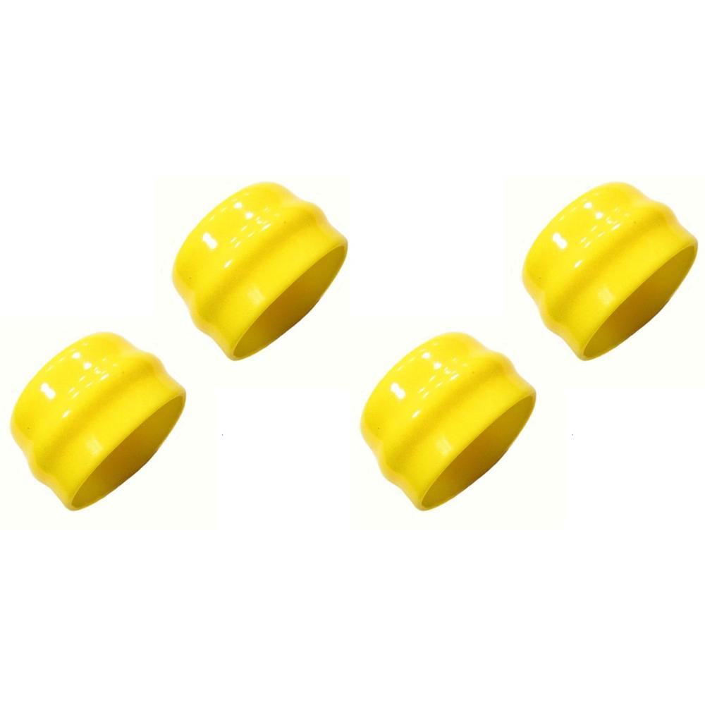 (4 Pack) M143338 Front Wheel Bearing Hub Caps Fits John Deere