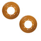 (2) Front Rims 9.75" x 16.5" Fits Case Backhoe Loader 480E 480E LL 480F 480F LL