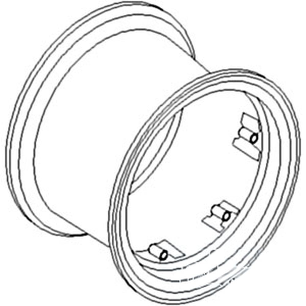 WN-AT20521-PEX Rim, 15" x 24", Rear Fits John Deere DEXTA SUPER DEXTA 1020 1250