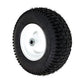 B1WL61 Universal White Utility Wheel Assembly 3" Offset Hub 13 x 5.00 x 6