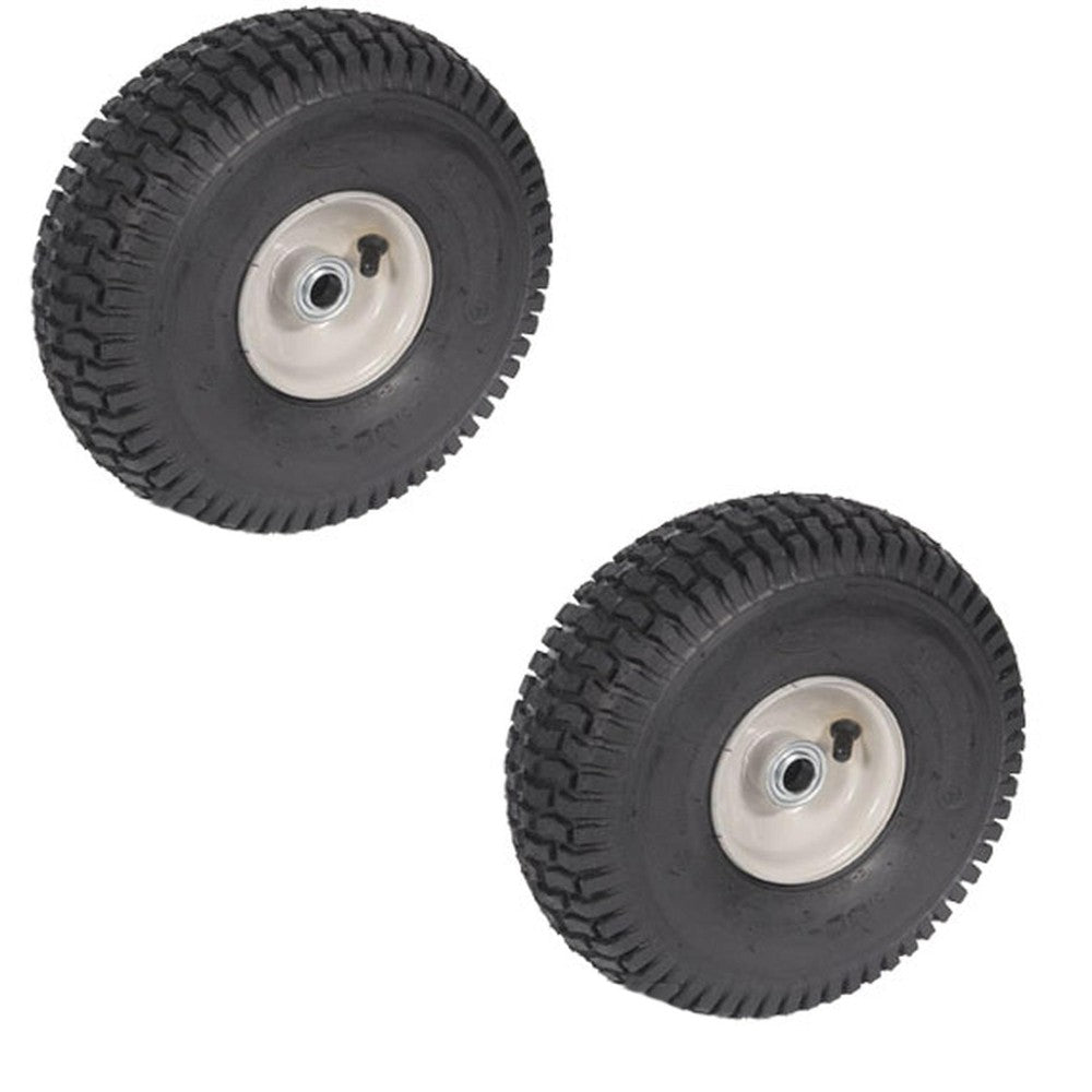 Qty 2: 11" x 4" x 4" Gray Turf Wheel Fits Snapper Replaces 10106