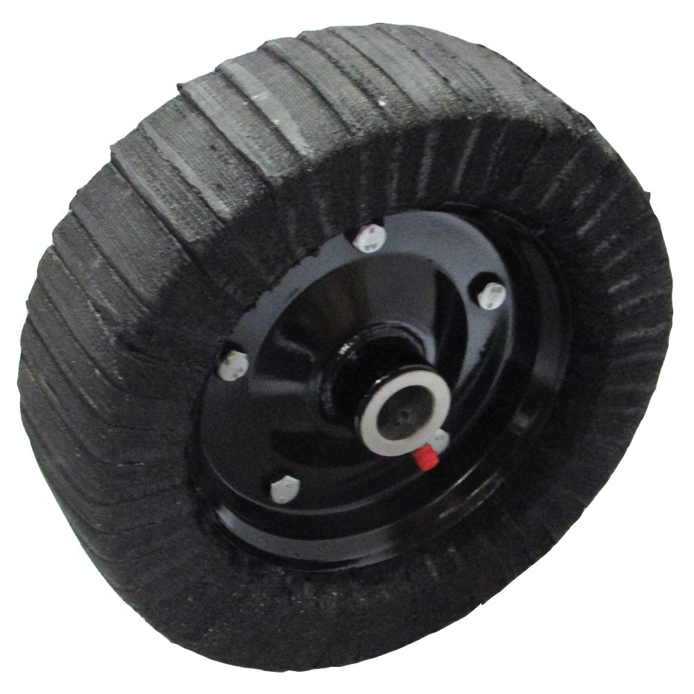 10" X 3.25" Finish Mower Wheel-Laminated Tire - Fits 1" Axle