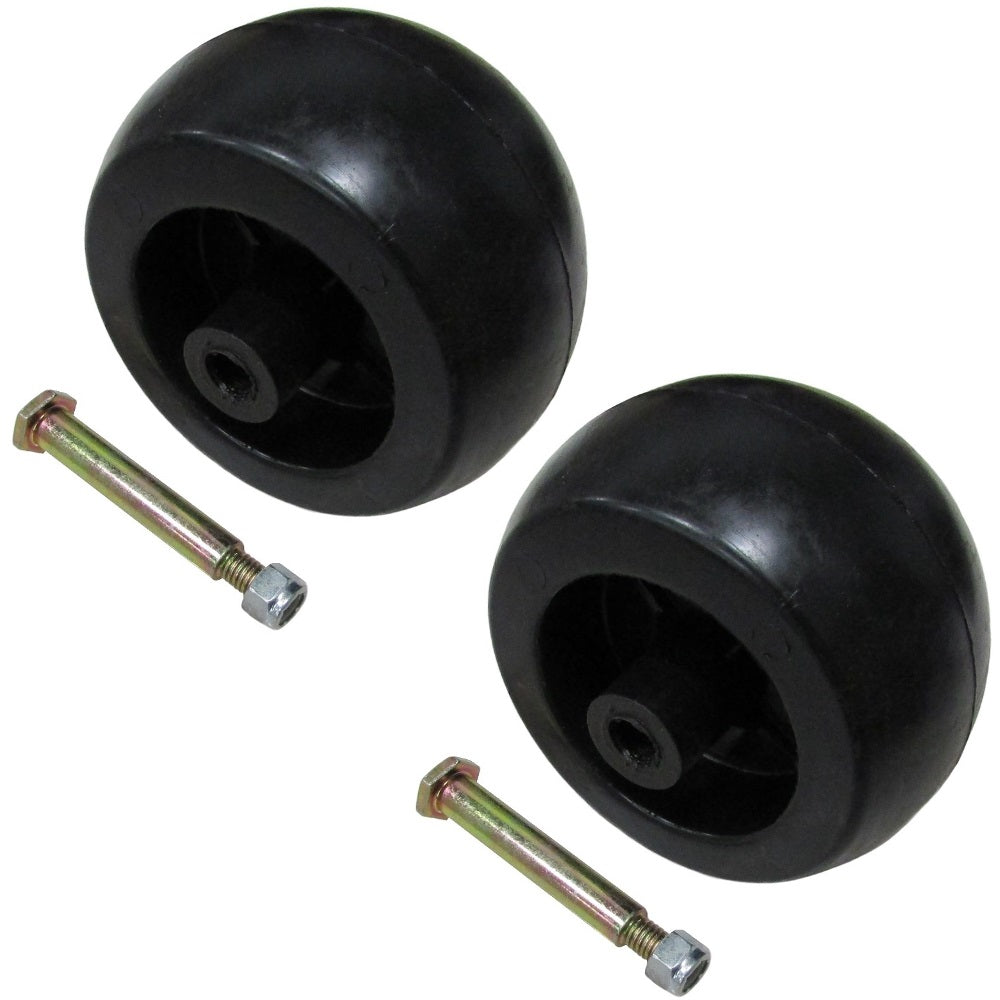 2 Pack Mower Deck 753-04856A Wheels & Bolts for MTD Fits Cub Cadet RZT54 RZT50 R