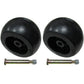 2 Pack Mower Deck 753-04856A Wheels & Bolts for MTD Fits Cub Cadet RZT54 RZT50 R