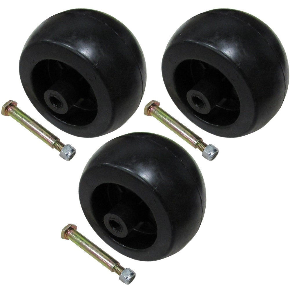 Qty 3: Deck Wheel Kit Fits Hustler Replaces 031997