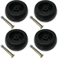 Pack of 4 Deck Wheels & Bolts Fits Craftsman Riding Mower 174873 193406 133957