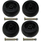 Qty 4: Deck Wheel Kit Fits Wright Replaces 72490001