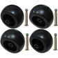 Qty 4: Deck Wheel Kit Fits MTD Replaces 115532
