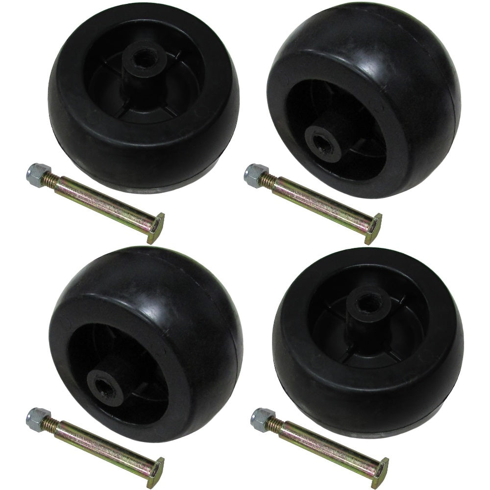 4 Deck Wheels Fits Cub Cadet 734-04155 Deck Wheel 1/2 Offset Hub