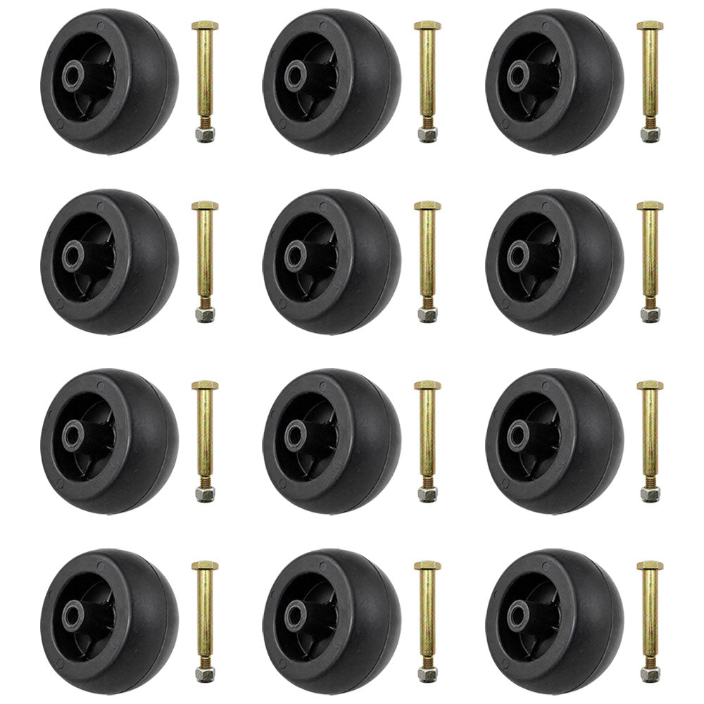 Qty 12: Deck Wheel Kit  Fits Grasshopper Replaces 484225