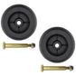 2PK Deck Wheels & Bolts Fits Craftsman Riding Lawn Mower 133957 193406