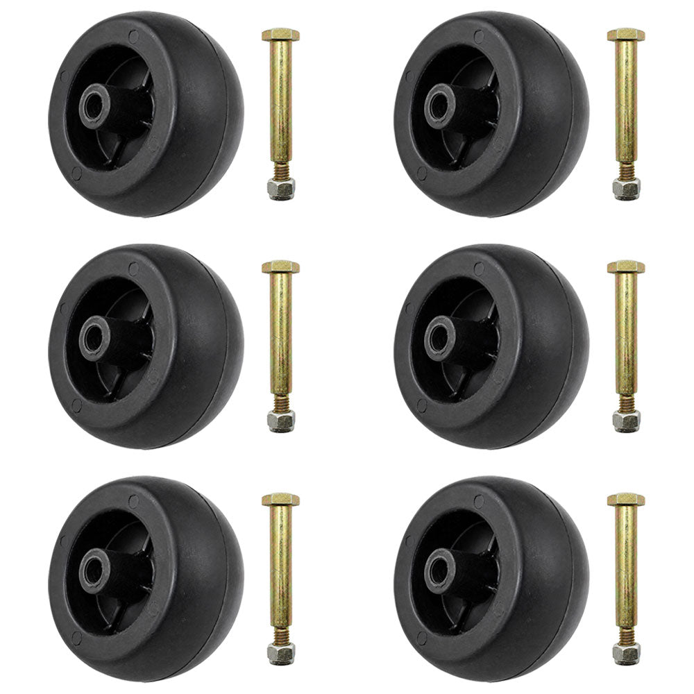 Qty 6: Deck Wheel Kit Fits Wright Replaces 72490001