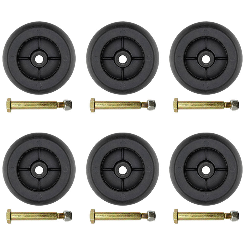 6PK Heavy Duty Mower Deck Wheels Bolts for RZT50 RZT54 LT1050 SLT1554 753-04856A