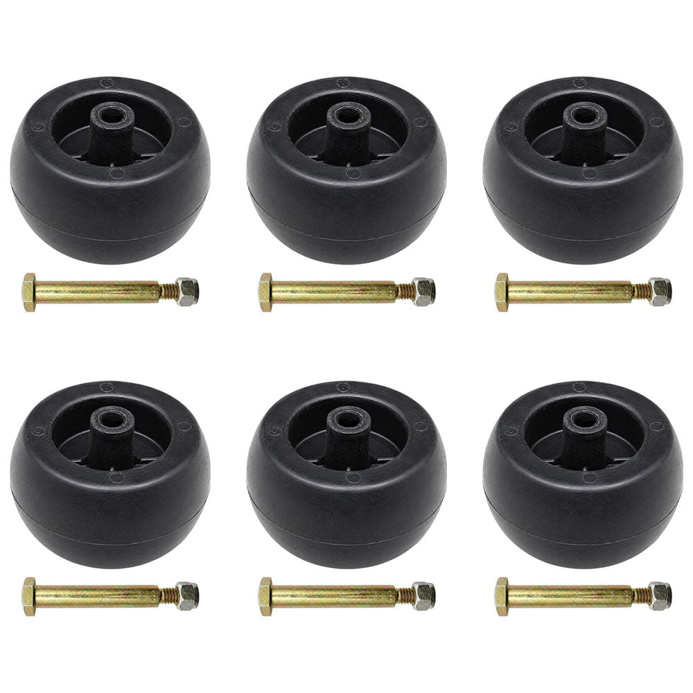 6PK Heavy Duty Mower Deck Wheels Bolts for RZT50 RZT54 LT1050 SLT1554 753-04856A
