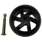 6 Spoke Open Deck Wheel Kit w/Hardware Fits AYP Replaces 133957-SPOKED