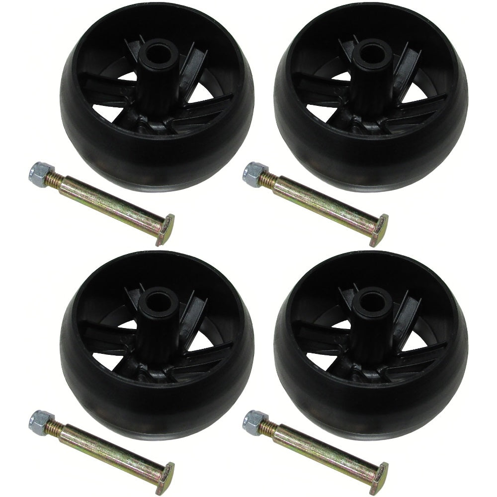 4 Deck Wheels Fits Craftsman GT5000 48" 54" Cut Fits Husqvarna LGT2654 Z246 ZTR