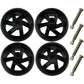 4 Deck Wheels Fits Craftsman GT5000 48" 54" Cut Fits Husqvarna LGT2654 Z246 ZTR