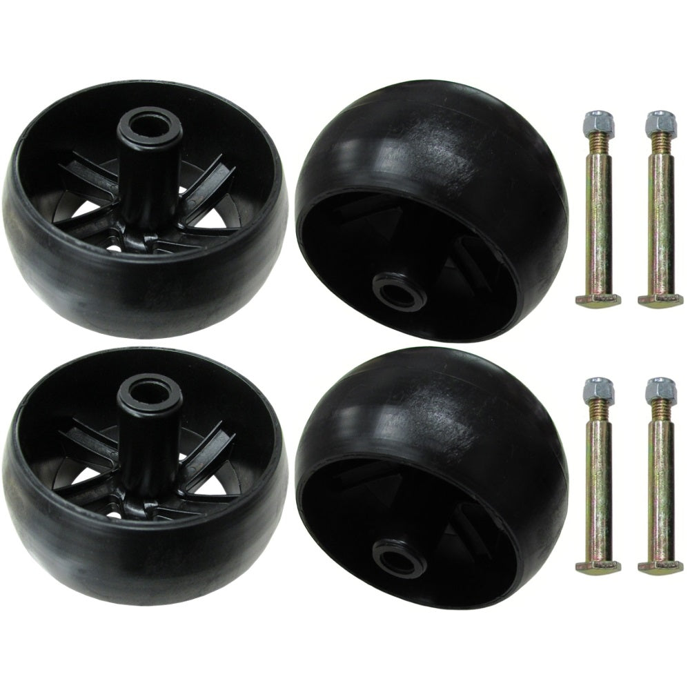 4 Deck Wheels Fits Craftsman GT5000 48" 54" Cut Fits Husqvarna LGT2654 Z246 ZTR