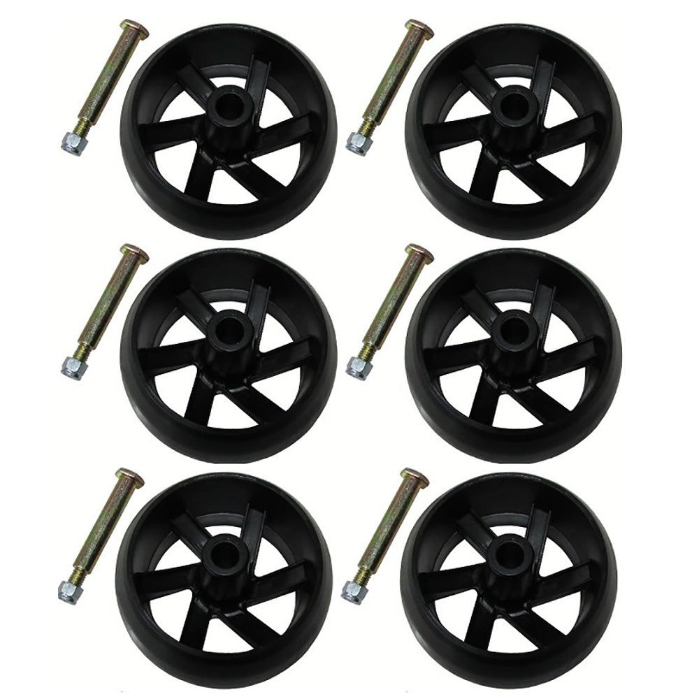 Qty 6: Spoked Deck Wheel Kit Fits AYP Replaces 174873