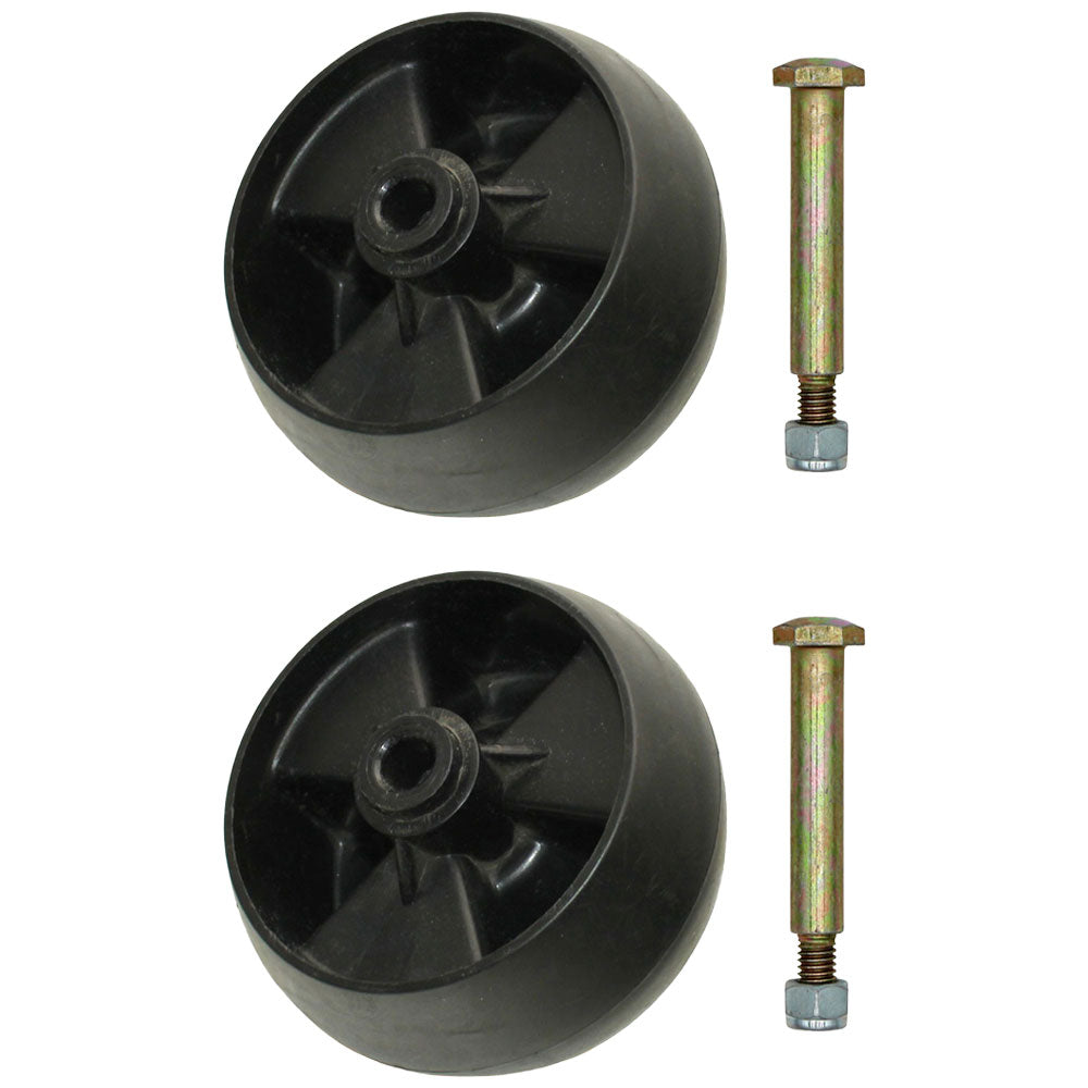 Qty 2: Deck Wheel Kit Fits Yard Machine Replaces 734-04155
