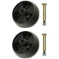 Qty 2: Deck Wheel Kit Fits Cub Cadet Replaces 734-04155