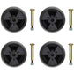 Qty 4: Deck Wheel Kit Fits Columbia Replaces 734-04155