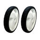 Qty 2: Rear 12" X 2.00 Plastic Wheel Fits Toro Replaces 105-1816