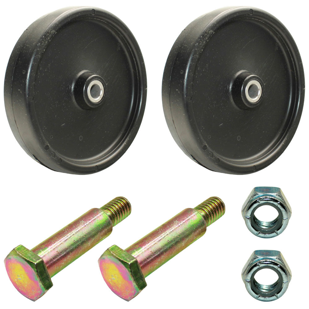 Deck Wheels with Hardware Fits John Deere Replaces AM-32639