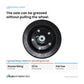 Finish Mower Wheel Fits Universal Replaces 310-017S