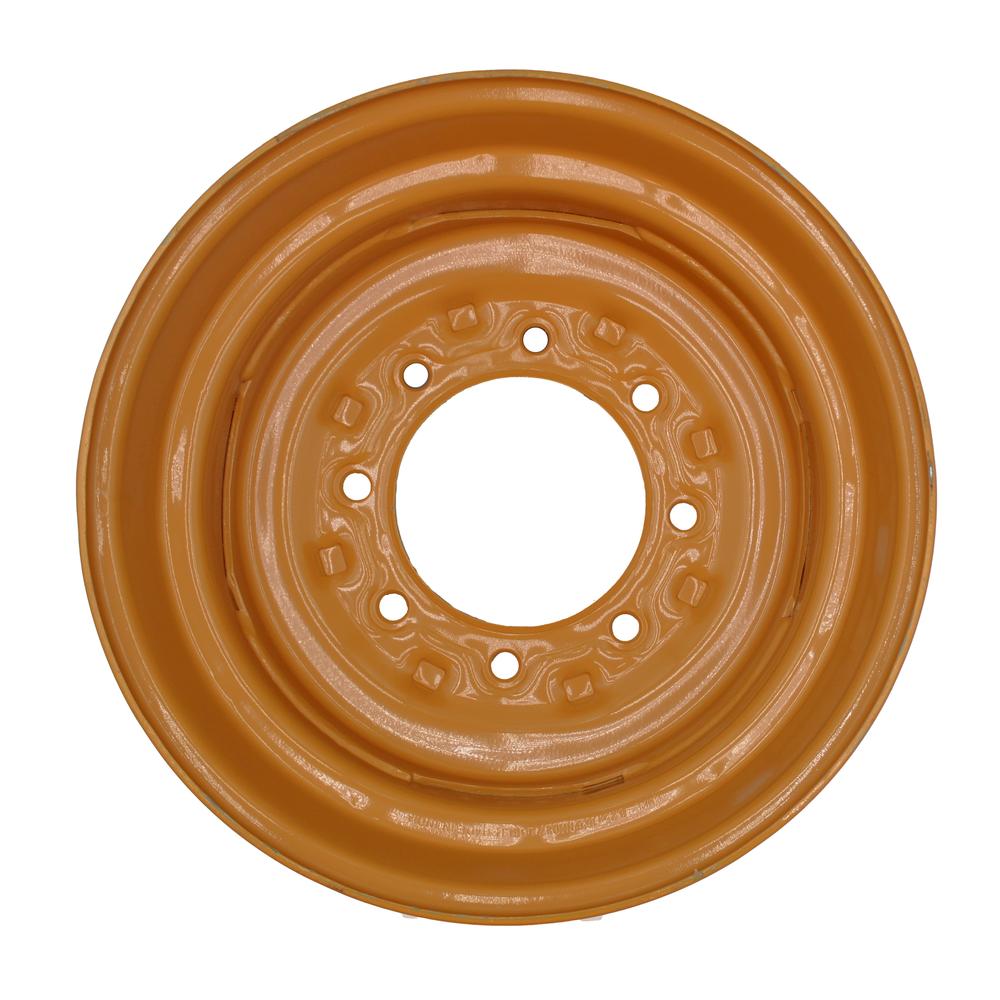 8.25 x 16.5 Steel Narrow Width 8 Lug Wheel Rim Fits Bobcat Skid Steer 10x16